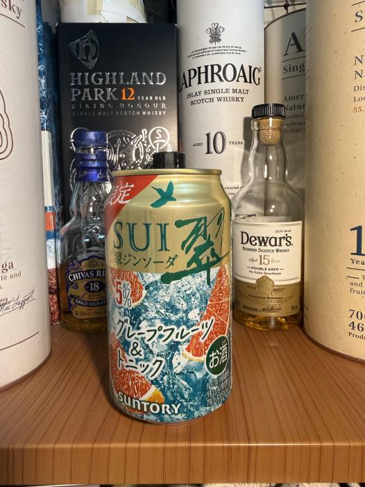 サントリー 翠ジンソーダ 缶チューハイ グレープフルーツ&トニック 350ml | お酒のデータベースサイト お酒DB