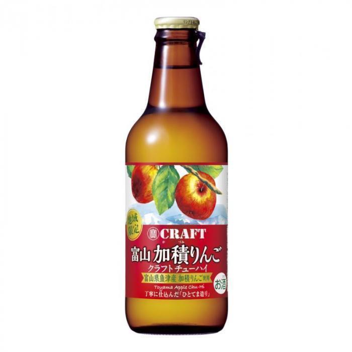 寶CRAFT（タカラ クラフトチューハイ）　富山　加積りんご | お酒のデータベースサイト お酒DB