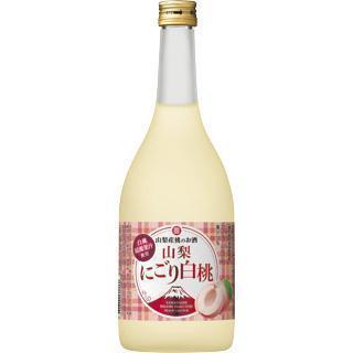 寶山梨産桃のお酒「山梨にごり白桃」 | お酒のデータベースサイト お酒DB
